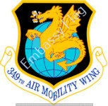 349th Air Mobility Wing Unit Flag