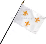 Fleur de lis desktop flag