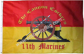 11th Marines custom flag