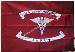 Army Meddac Japan flag