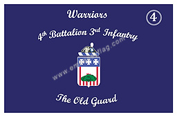 3rd Infantry, Old Guard custom flag