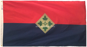 4th Infantry Division custom printed flag