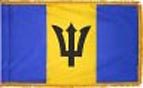 Barbados indoor flag