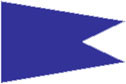 tapered swallowtail burgee