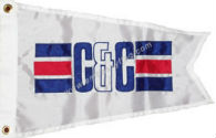 Custom yacht burgee