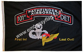 101st Airborne Pathfinder custom flag