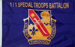 1st BCT 1st Infantry battalion flag