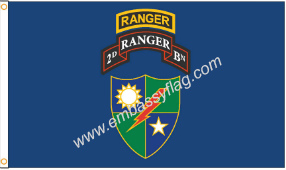 Army Ranger 2nd BN flag