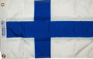 Finland boat flag