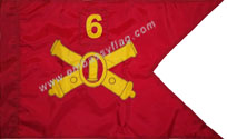 Custom Coast Artillery Guidon