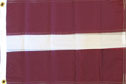 Latvia boat flag