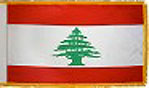 Lebanon indoor flag