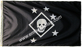 Marine Corps Raiders flag, black