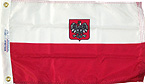 Poland w/eagle boat flag