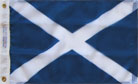 Scotland St Andrew Cross boat flag