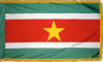 Suriname indoor flag