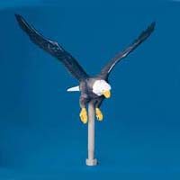 Eagle ornament, natural 11 inch