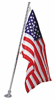 Marine flags & flagpole sets