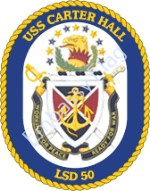 USS Carter Hall ship crest