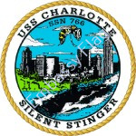 USS Charlotte ship crest