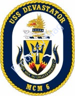 USS Devastator ship crest