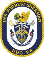 USS Forrest Sherman ship crest