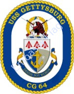 USS Gettysburg ship crest