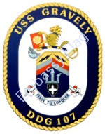 USS Gravely ship crest