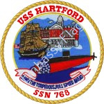 USS Hartford ship crest