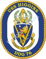 USS Higgins ship crest