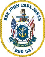 USS John Paul Jones ship crest