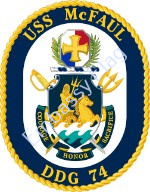 USS McFaul ship crest