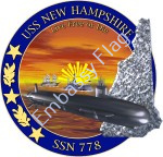 USS New Hampshire ship crest