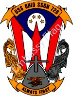 USS Ohio ship crest