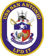 USS San Antonio ship crest