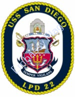 USS San Diego ship crest