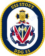 USS Stout ship crest