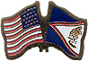 American Samoa flag lapel pin