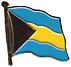 Bahamas flag lapel pin