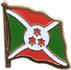 Burundi flag lapel pin