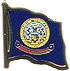 Idaho flag lapel pin