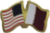 Qatar / USA friendship lapel pin