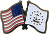 Rhode Island friendship pin