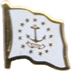 Rhiode Island flag lapel pin