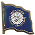 South Dakotra flag lapel pins