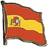 Spain flag lapel pin