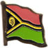 Vanuatu flag lapel pin