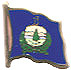 Vermont flag lapel pin