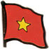 Vietnam flag lapel pin