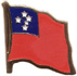 Western Samoa flag lapel pin